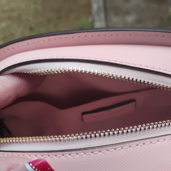 Kate Spade ♠️NEW $279 saffiano leather Perry Chalk dome crossbody free shipping - Picture 7 of 8